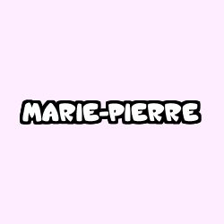 Coloración del nombre MARIE-PIERRE