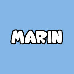 Coloración del nombre MARIN