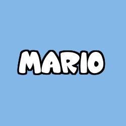 Coloración del nombre MARIO