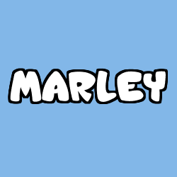 Coloración del nombre MARLEY