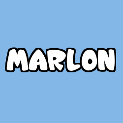 Coloración del nombre MARLON