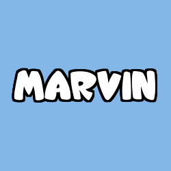 Coloración del nombre MARVIN