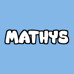 Coloración del nombre MATHYS