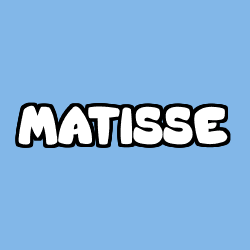 Coloración del nombre MATISSE