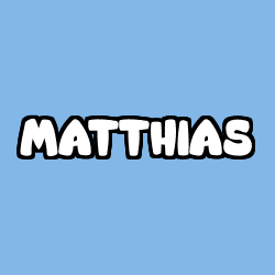 Coloración del nombre MATTHIAS