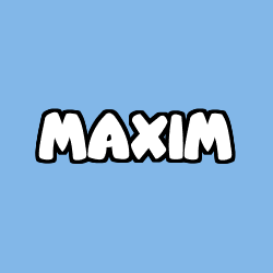 Coloración del nombre MAXIM