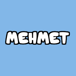 Coloración del nombre MEHMET