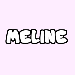 Coloración del nombre MELINE