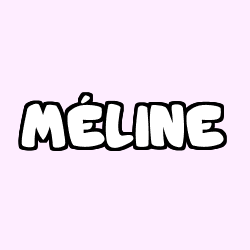 Coloración del nombre MÉLINE