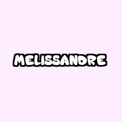 Coloración del nombre MELISSANDRE