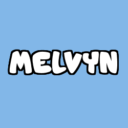 Coloración del nombre MELVYN