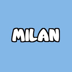 Coloración del nombre MILAN