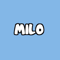 Coloración del nombre MILO