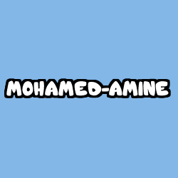 Coloración del nombre MOHAMED-AMINE