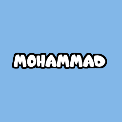 Coloración del nombre MOHAMMAD