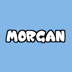 Coloración del nombre MORGAN