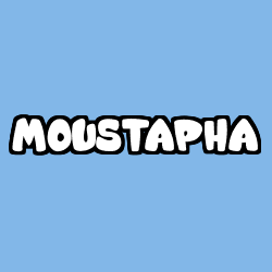 Coloración del nombre MOUSTAPHA