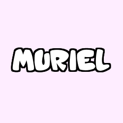 Coloración del nombre MURIEL