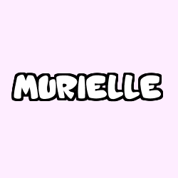 Coloración del nombre MURIELLE