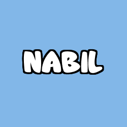 Coloración del nombre NABIL