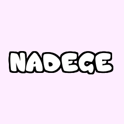 Coloración del nombre NADEGE