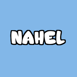 Coloración del nombre NAHEL