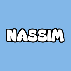 Coloración del nombre NASSIM