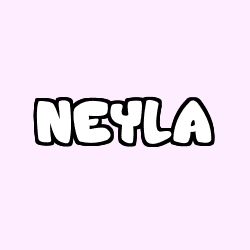 Coloración del nombre NEYLA