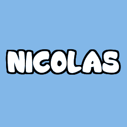 Coloración del nombre NICOLAS