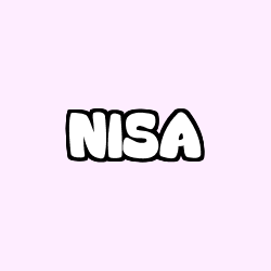 Coloración del nombre NISA