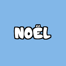 Coloración del nombre NOËL