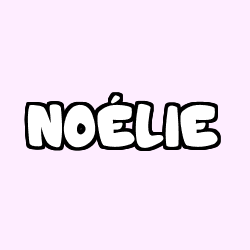 Coloración del nombre NOÉLIE