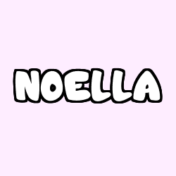 Coloración del nombre NOELLA