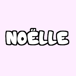 Coloración del nombre NOËLLE