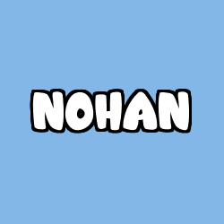 Coloración del nombre NOHAN