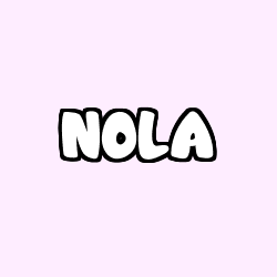 Coloración del nombre NOLA