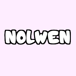 Coloración del nombre NOLWEN