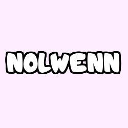 Coloración del nombre NOLWENN