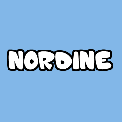 Coloración del nombre NORDINE