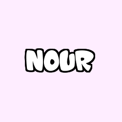 Coloración del nombre NOUR