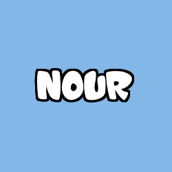 Coloración del nombre NOUR