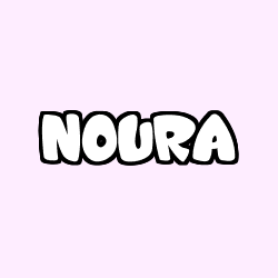 Coloración del nombre NOURA