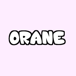 Coloración del nombre ORANE