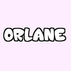 Coloración del nombre ORLANE