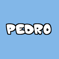 Coloración del nombre PEDRO