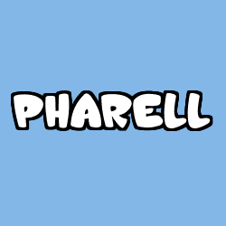 Coloración del nombre PHARELL