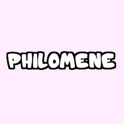 Coloración del nombre PHILOMENE