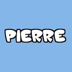 Coloración del nombre PIERRE