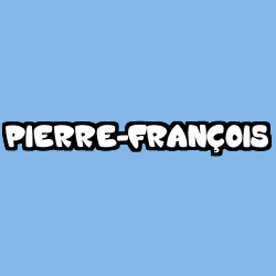 Coloración del nombre PIERRE-FRANÇOIS