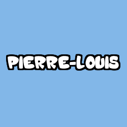 Coloración del nombre PIERRE-LOUIS